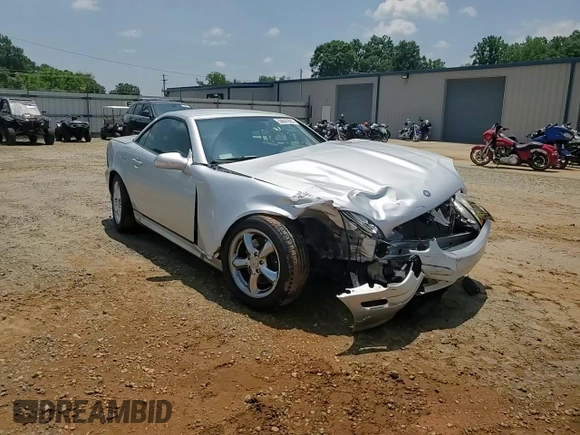 2001 Mercedes-Benz SLK 230/320 with VIN WDBKK65F31F210009, listed as a Copart auction lot 59847695 with 41,252 mi miles and Salvage title. Bid and sale history available at DreamBid. Image 13.