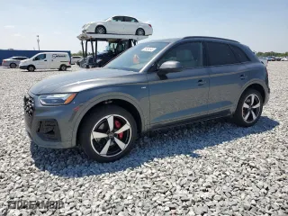 2024 Audi Q5 S line Premium Plus with VIN WA1EAAFY4R2015571, listed as a Copart auction lot 53454545 with 17,135 mi miles and Salvage Title. Bid and sale history available at carsss.com. Image 1.