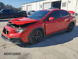 2022 Subaru WRX Premium with VIN JF1VBAF63N9011911, listed as a Copart auction lot 43696405 with 51,382 mi miles and Salvage Title. Bid and sale history available at carsss.com. Image 1.