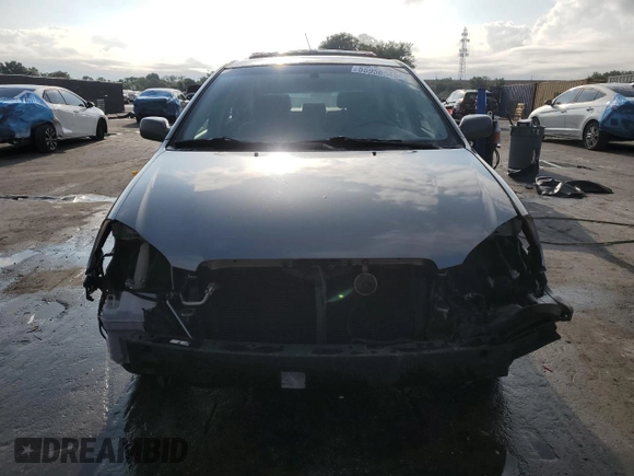 2008 Toyota Corolla CE with VIN 1NXBR32E38Z046950, listed as a Copart auction lot 55956545 with 130,946 mi miles and Salvage Title. Bid and sale history available at DreamBid. Image 5.