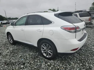 2014 Lexus RX 450h with VIN JTJBC1BA7E2458042, listed as a Copart auction lot 61008905 with 119,368 mi miles and Salvage title. Bid and sale history available at DreamBid. Image 2.