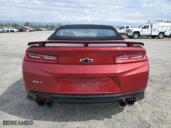 2018 Chevrolet Camaro ZL1 with VIN 1G1FK3D69J0152745, listed as a Copart auction lot 47860335 with 63,603 mi miles and Salvage Title. Bid and sale history available at carsss.com. Image 6.