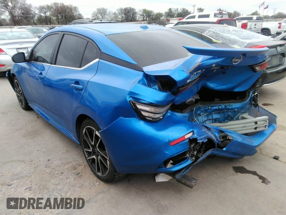 2024 Nissan Sentra SR with VIN 3N1AB8DV6RY359054, listed as a IAAI auction lot 41762392 with 11,476 mi miles and . Bid and sale history available at DreamBid. Image 3.