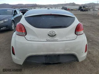 2016 Hyundai Veloster with VIN KMHTC6AD9GU275521, listed as a Copart auction lot 46120034 with 135,740 mi miles and Salvage Title. Bid and sale history available at carsss.com. Image 6.