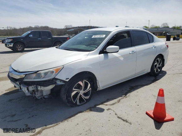2017 Honda Accord Sedan LX with VIN 1HGCR2F31HA111874, listed as a Copart auction lot 50141925 with 210,328 mi miles and Salvage Title. Bid and sale history available at carsss.com. Image 1.