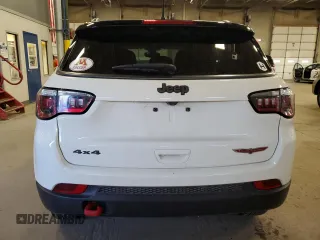 2018 Jeep Compass Trailhawk with VIN 3C4NJDDB5JT404051, listed as a Copart auction lot 53944915 with 146,851 mi miles and Salvage Title. Bid and sale history available at carsss.com. Image 6.