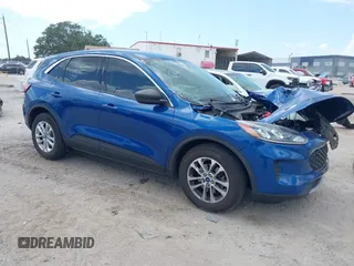 2022 Ford Escape SE z VIN 1FMCU0G63NUB59442, wystawiony jako IAAI lot #42155670 z przebiegiem 28 984 mil mil oraz . Historia ofert i sprzedaży dostępna na DreamBid. Obrazek 1.