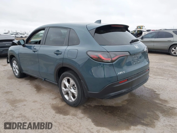 2024 Honda HR-V LX with VIN 3CZRZ1H38RM711855, listed as a IAAI auction lot 41103966 with 12,519 mi miles. Bid and sale history available at carsss.com. Image 3.