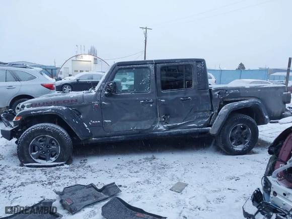 2020 Jeep Gladiator Rubicon with VIN 1C6JJTBG3LL146075, listed as a IAAI auction lot 41048823 with 130,318 mi miles. Bid and sale history available at carsss.com. Image 14.