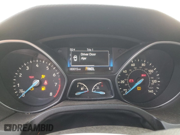 2016 Ford Focus SE with VIN 1FADP3K29GL363327, listed as a Copart auction lot 69216954 with 80,015 mi miles and Salvage Title. Bid and sale history available at carsss.com. Image 9.