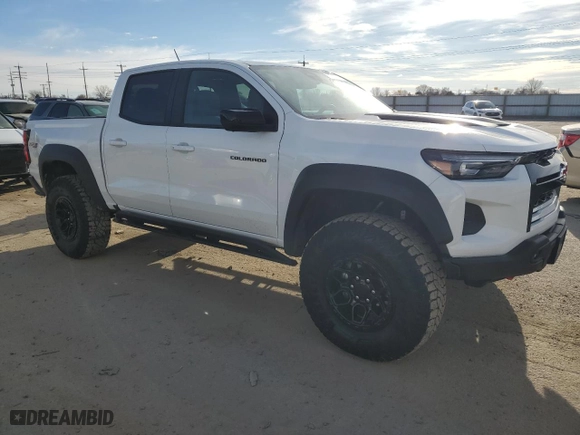 2024 Chevrolet Colorado 4WD ZR2 with VIN 1GCPTFEK0R1203710, listed as a Copart auction lot 88312075 with 7,293 mi miles and Salvage Title. Bid and sale history available at carsss.com. Image 4.
