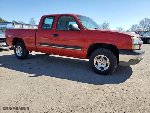 2003 Chevrolet Silverado 1500 LS with VIN 2GCEK19V431254033, listed as a Copart auction lot 49028505 with 163,032 mi miles and Clean Title. Bid and sale history available at carsss.com. Image 4.