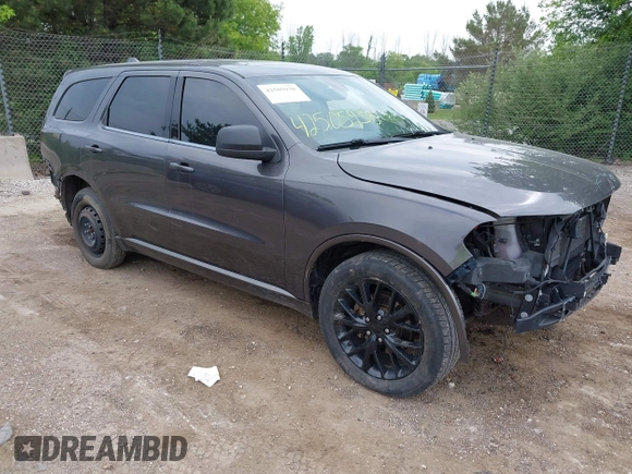 2015 Dodge Durango SXT with VIN 1C4RDJAG0FC947060, listed as a IAAI auction lot 42505938 with 124,705 mi miles and . Bid and sale history available at DreamBid. Image 1.