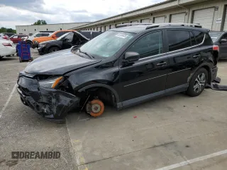 2018 Toyota RAV4 LE z VIN 2T3BFREV1JW739200, wystawiony jako Copart lot #57658435 z przebiegiem 76 956 mil mil oraz Szkoda całkowita • Salvage title. Historia ofert i sprzedaży dostępna na DreamBid. Obrazek 1.