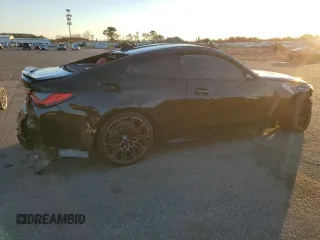 2022 BMW M4 Competition xDrive with VIN WBS43AZ04NCH63092, listed as a Copart auction lot 82415294 with 35,659 mi miles and Salvage Title. Bid and sale history available at carsss.com. Image 3.