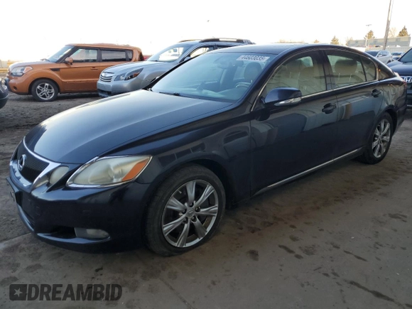 2008 Lexus GS 350 with VIN JTHCE96S080018200, listed as a Copart auction lot 44603035 with 186,926 mi miles and Salvage Title. Bid and sale history available at DreamBid. Image 1.