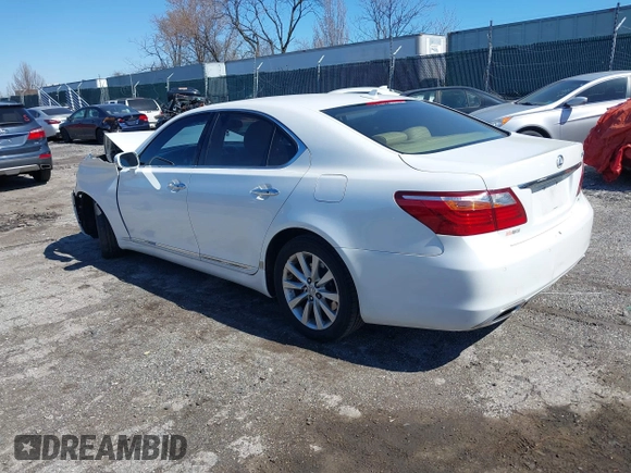 2011 Lexus LS 460 with VIN JTHCL5EF3B5009505, listed as a IAAI auction lot 41907674 with 137,936 mi miles and . Bid and sale history available at DreamBid. Image 3.