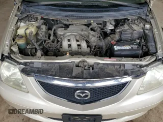 2002 Mazda MPV LX with VIN JM3LW28J520308795, listed as a Copart auction lot 50701835 with 181,086 mi miles and Salvage title. Bid and sale history available at DreamBid. Image 12.