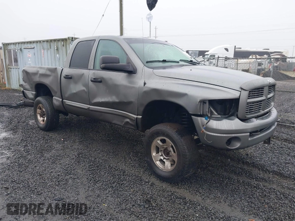 2005 Dodge 2500 SLT with VIN 3D7KS28CX5G760491, listed as a IAAI auction lot 41331558 with 265,186 mi miles. Bid and sale history available at carsss.com. Image 1.