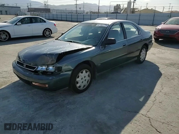 1997 Honda Accord LX with VIN 1HGCD5638VA107882, listed as a Copart auction lot 52155415 with 234,525 mi miles and Salvage Title. Bid and sale history available at carsss.com. Image 10.