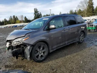2017 Toyota Sienna SE with VIN 5TDXZ3DC3HS800469, listed as a Copart auction lot 51973535 with 84,657 mi miles and Salvage Title. Bid and sale history available at carsss.com. Image 1.