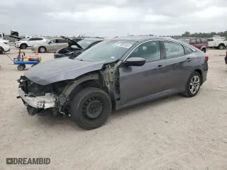 2018 Honda Civic Sedan LX with VIN 2HGFC2F5XJH598886, listed as a Copart auction lot 50525925 with 91,670 mi miles and Salvage Title. Bid and sale history available at carsss.com. Image 1.
