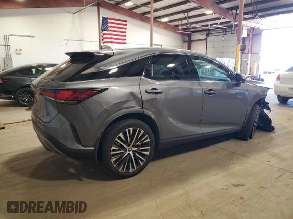2023 Lexus RX with VIN 2T2BAMCA8PC025631, listed as a Copart auction lot 53818245 with 26,066 mi miles and Salvage Title. Bid and sale history available at carsss.com. Image 3.