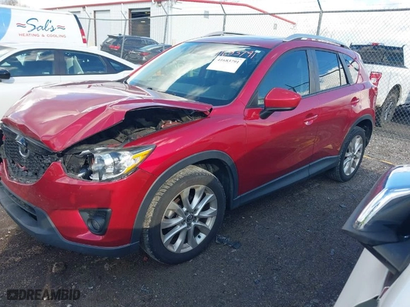 2014 Mazda CX-5 Grand Touring with VIN JM3KE2DY8E0373064, listed as a IAAI auction lot 41683791 with 186,970 mi miles. Bid and sale history available at carsss.com. Image 2.