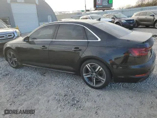 2018 Audi A4 Premium Plus with VIN WAULMAF43JN019550, listed as a Copart auction lot 83832484 with 75,466 mi miles and Salvage Title. Bid and sale history available at carsss.com. Image 2.