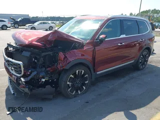 2023 Kia Telluride SX z VIN 5XYP54GC2PG340522, wystawiony jako IAAI lot #42611768 z przebiegiem 48 065 mil mil oraz . Historia ofert i sprzedaży dostępna na DreamBid. Obrazek 2.