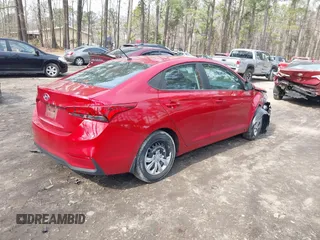2022 Hyundai Accent SE with VIN 3KPC24A60NE166552, listed as a IAAI auction lot 41680536 with 29,658 mi miles. Bid and sale history available at carsss.com. Image 4.