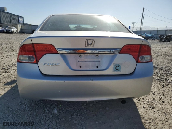 2009 Honda Civic Sdn GX with VIN 1HGFA46599L000884, listed as a Copart auction lot 52988765 with 152,420 mi miles and Clean Title. Bid and sale history available at carsss.com. Image 6.