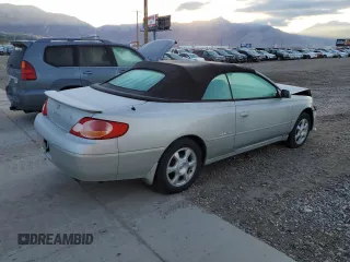 2003 Toyota Solara SE with VIN 2T1FF28P13C606844, listed as a Copart auction lot 78232424 with 58,393 mi miles and Salvage Title. Bid and sale history available at carsss.com. Image 3.