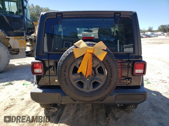 2024 Jeep Wrangler Sport S with VIN 1C4PJXAN3RW366785, listed as a Copart auction lot 87094754 with 3,109 mi miles and Salvage title. Bid and sale history available at DreamBid. Image 6.