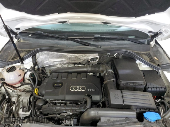 2018 Audi Q3 Premium with VIN WA1BCCFS9JR000127, listed as a Copart auction lot 58555755 with 60,295 mi miles and Salvage title. Bid and sale history available at DreamBid. Image 12.