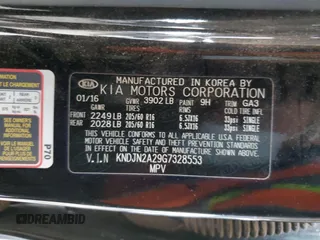 2016 Kia Soul with VIN KNDJN2A29G7328553, listed as a Copart auction lot 55302195 with 167,120 mi miles and Clean Title. Bid and sale history available at carsss.com. Image 12.