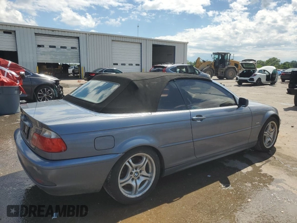 2003 BMW 3 Series 330Ci z VIN WBABS53443JU98052, wystawiony jako Copart lot #56665345 z przebiegiem 150 624 mil mil oraz Szkoda całkowita • Salvage title. Historia ofert i sprzedaży dostępna na DreamBid. Obrazek 3.