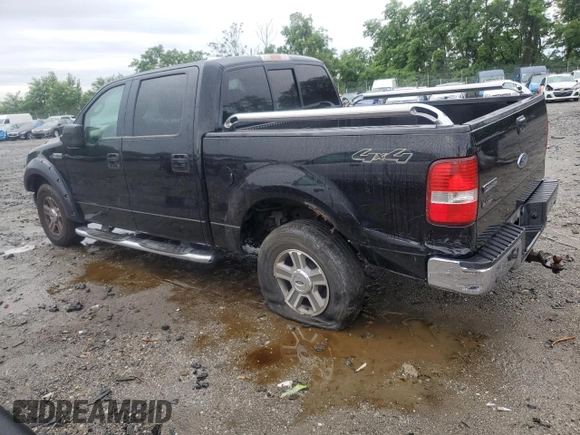 2005 Ford F-150 XLT with VIN 1FTPW145X5KE63882, listed as a Copart auction lot 63299475 with 204,166 mi miles and Salvage title. Bid and sale history available at DreamBid. Image 2.