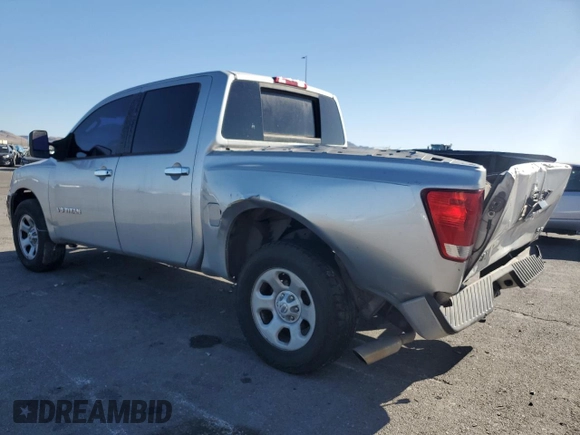 2008 Nissan Titan XE with VIN 1N6AA07D38N301724, listed as a Copart auction lot 58426715 with 211,005 mi miles and Salvage title. Bid and sale history available at DreamBid. Image 2.