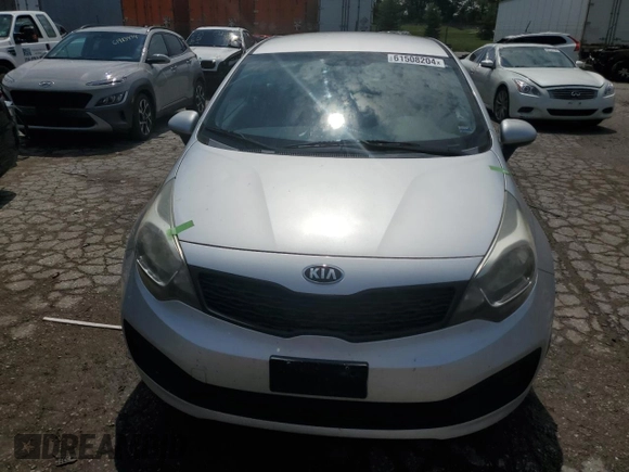 2013 Kia Rio LX with VIN KNADM4A39D6180830, listed as a Copart auction lot 70021944 with 100,644 mi miles and Non Repairable. Bid and sale history available at DreamBid. Image 5.