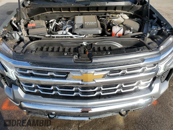 2024 Chevrolet Silverado 1500 LTZ with VIN 1GCUDGE82RZ388659, listed as a Copart auction lot 88342505 with 10,333 mi miles and Salvage Title. Bid and sale history available at DreamBid. Image 11.