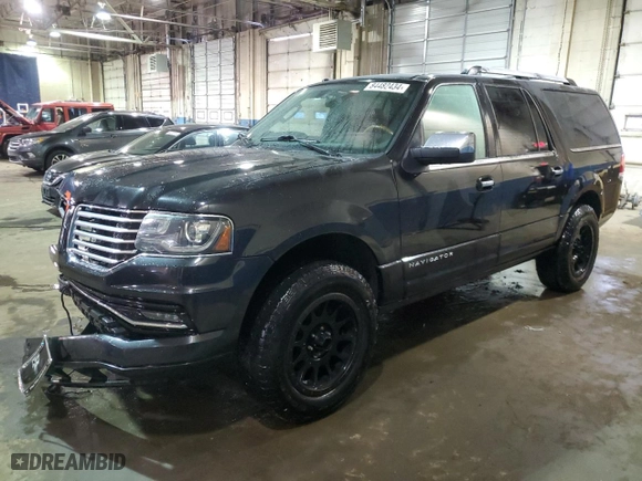 2015 Lincoln Navigator L with VIN 5LMJJ3JT9FEJ00162, listed as a Copart auction lot 84482434 with 160,732 mi miles and Salvage Title. Bid and sale history available at carsss.com. Image 1.