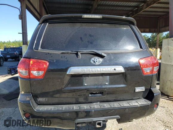 2014 Toyota Sequoia Limited with VIN 5TDKY5G17ES053201, listed as a Copart auction lot 76120664 with 0 mi miles and Salvage Title. Bid and sale history available at carsss.com. Image 6.