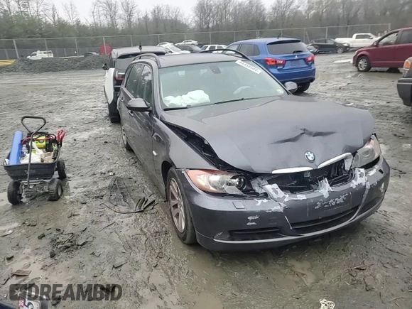 2007 BMW 3 Series 328xi with VIN WBAVT73517FZ36937, listed as a Copart auction lot 84458504 with 109,143 mi miles and Salvage title. Bid and sale history available at DreamBid. Image 11.