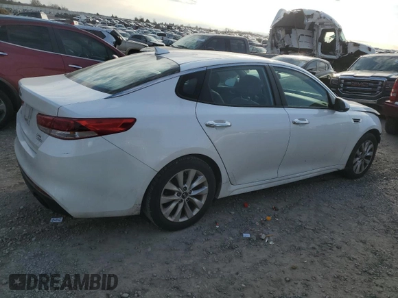 2016 Kia Optima LX with VIN 5XXGT4L34GG072265, listed as a Copart auction lot 83017774 with 177,541 mi miles and Salvage Title. Bid and sale history available at carsss.com. Image 3.
