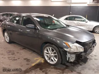 2009 Nissan Maxima 3.5 SV with VIN 1N4AA51E09C821755, listed as a IAAI auction lot 42016487 with 118,459 mi miles. Bid and sale history available at carsss.com. Image 1.