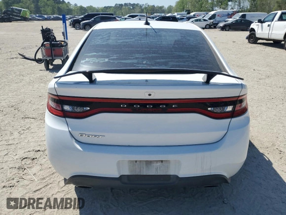 2015 Dodge Dart SXT with VIN 1C3CDFBB3FD116687, listed as a Copart auction lot 53839465 with 174,413 mi miles and Clean Title. Bid and sale history available at carsss.com. Image 6.