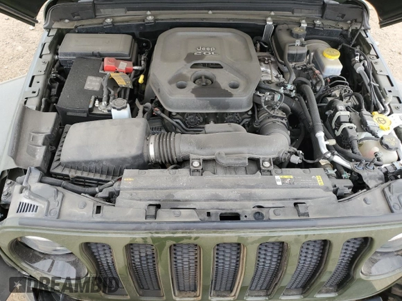 2021 Jeep Wrangler Unlimited Sahara Altitude с VIN 1C4HJXEN3MW668178, выставлен на аукционе Copart как лот 53570985 с пробегом Не указан миль и Списание • Salvage title. История ставок и продаж доступна на DreamBid. Изображение 12.