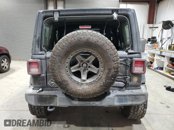 2018 Jeep Wrangler Unlimited Sport S z VIN 1C4HJXDG6JW133411, wystawiony jako Copart lot #82704734 z przebiegiem 46 141 mil mil oraz Szkoda całkowita • Salvage title. Historia ofert i sprzedaży dostępna na DreamBid. Obrazek 6.