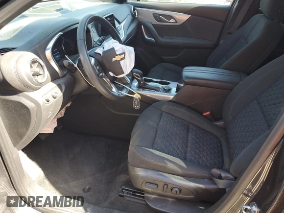 2022 Chevrolet Blazer LT with VIN 3GNKBCR45NS215410, listed as a Copart auction lot 57513545 with 19,542 mi miles and Salvage title. Bid and sale history available at DreamBid. Image 7.